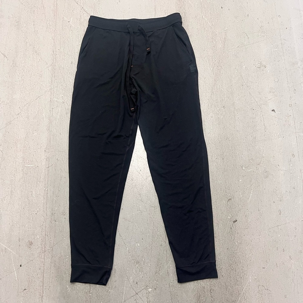 Saxx Viewfinder Sleep Pants Men's Medium Black Thermal Loungewear Pajama Bottoms